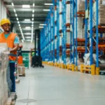 warehouse worker in facility